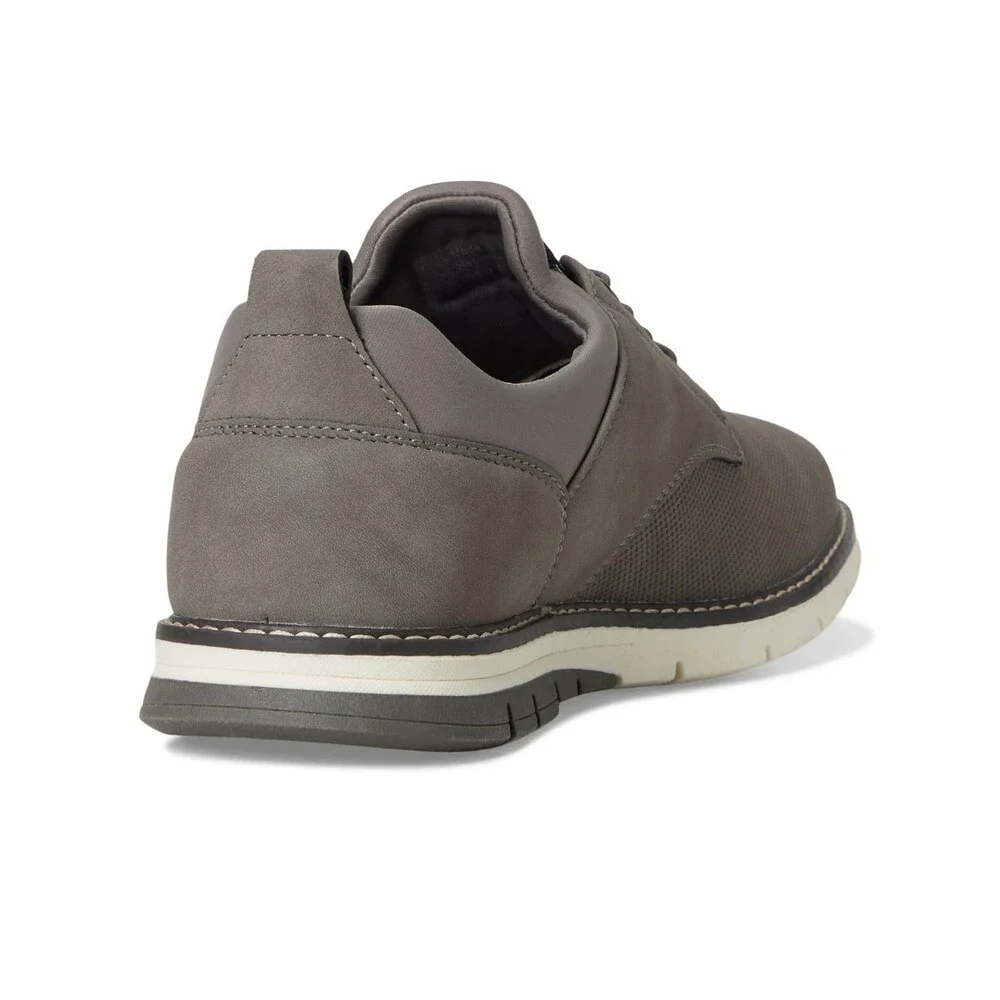 Steve Madden Mleddon Oxford Men's 9 D Gray Suede Round Toe Dress Shoes ZOGG3656